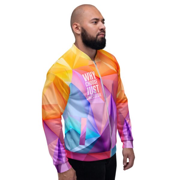 Unisex Colorfun Bomber Jacket - Imagen 2