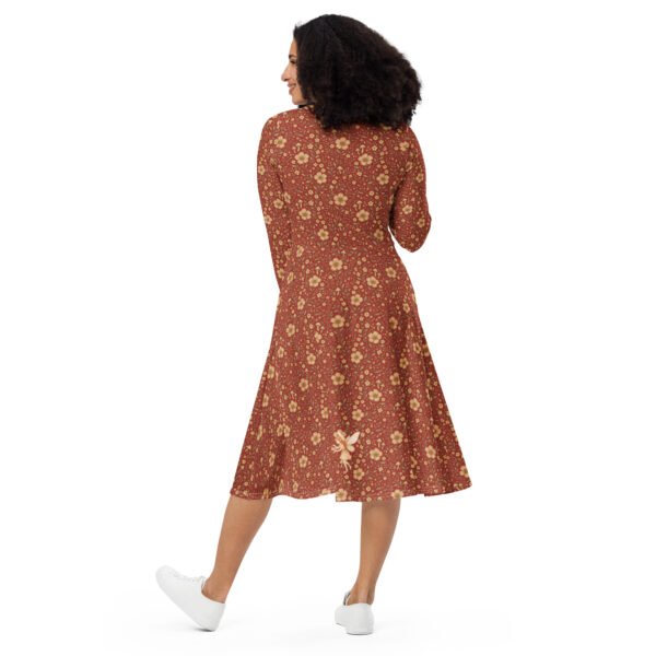 Fairies long sleeve midi dress - Imagen 2