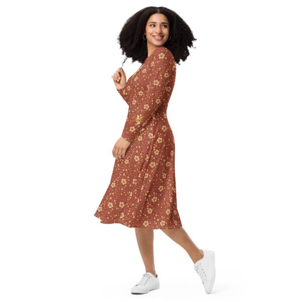 Fairies long sleeve midi dress - Imagen 3
