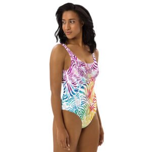 Zebracolor One-Piece Swimsuit