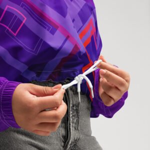 Colorfun cropped windbreaker