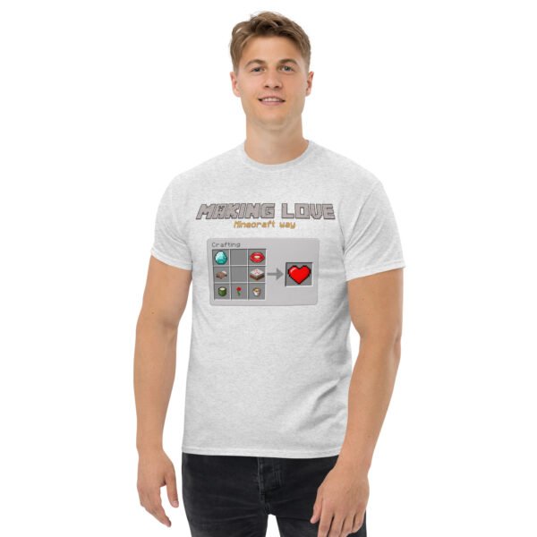 Minecraft love Unisex classic tee - Imagen 15