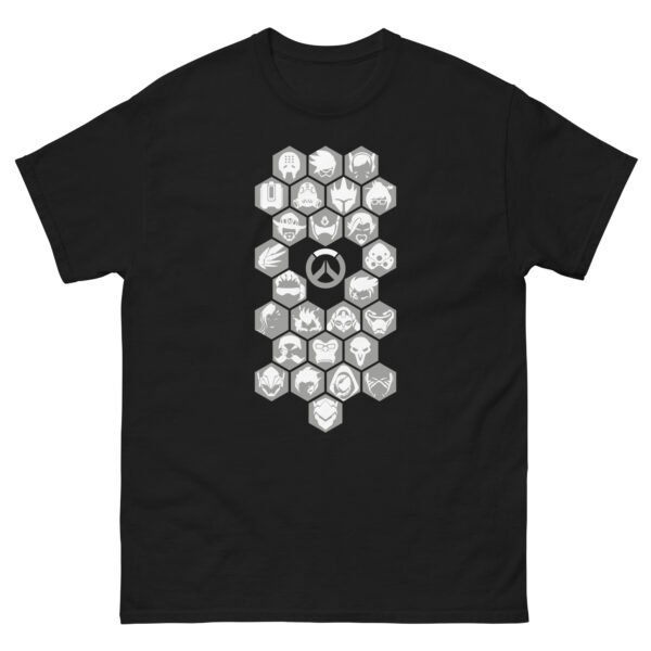 Overwatch grey icons Unisex classic tee - Image 4