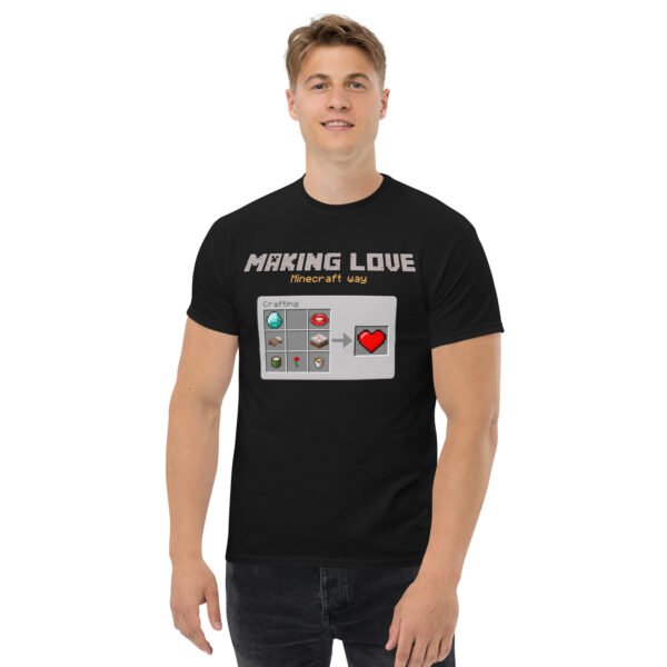 Minecraft love Unisex classic tee - Imagen 2