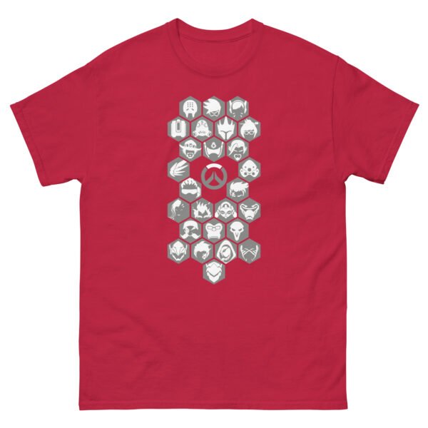 Overwatch grey icons Unisex classic tee - Image 11