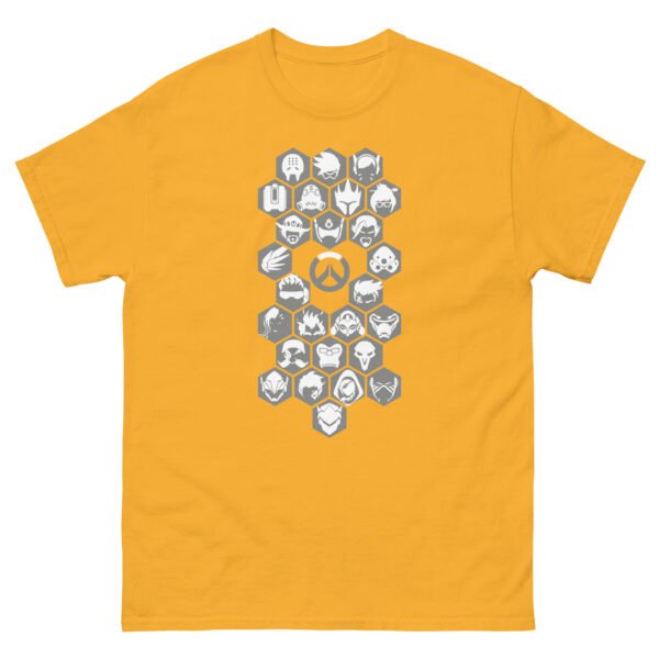 Overwatch grey icons Unisex classic tee - Image 15