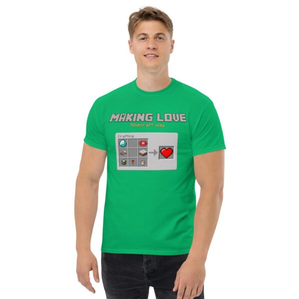 Minecraft love Unisex classic tee - Imagen 11