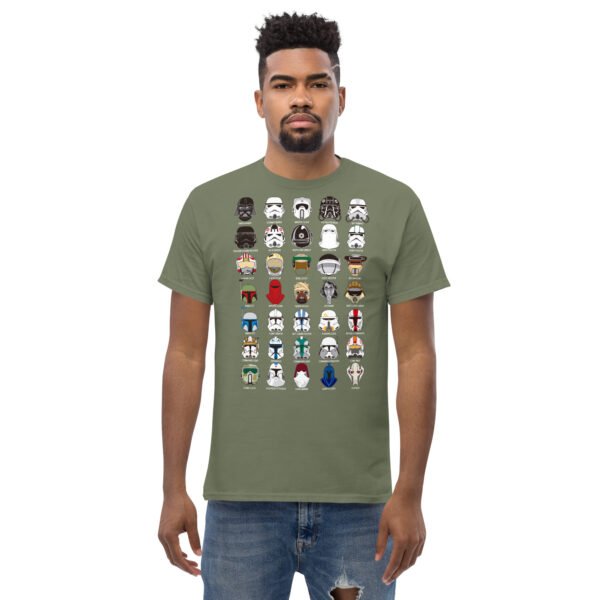 Starwars helmets Unisex classic tee - Imagen 8