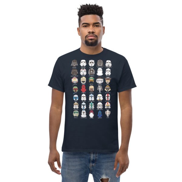 Starwars helmets Unisex classic tee - Imagen 3