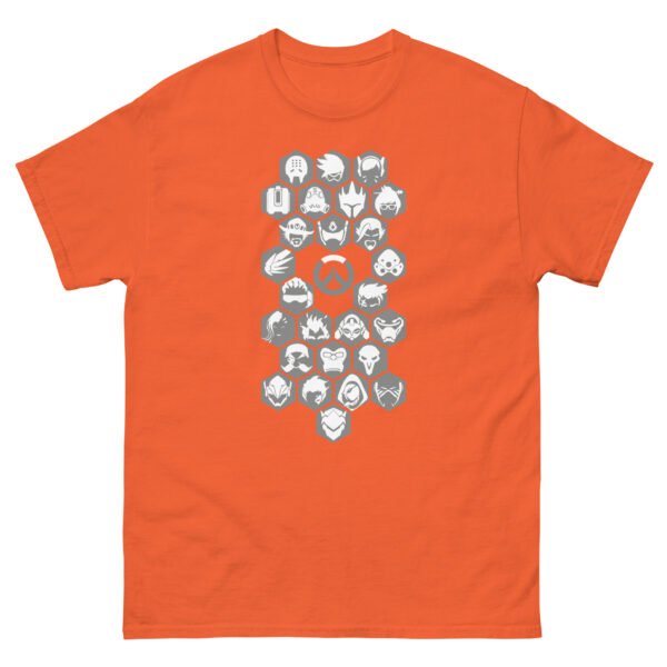Overwatch grey icons Unisex classic tee - Image 13