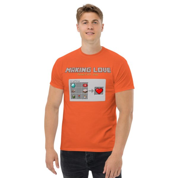 Minecraft love Unisex classic tee - Imagen 10