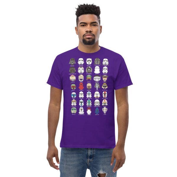 Starwars helmets Unisex classic tee - Imagen 4