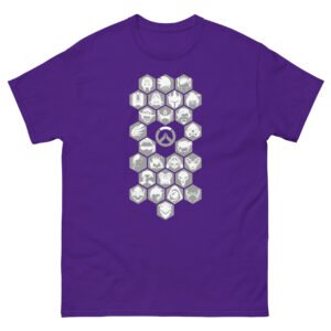 Overwatch grey icons Unisex classic tee