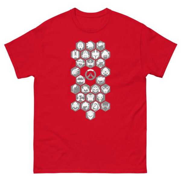 Overwatch grey icons Unisex classic tee - Image 9