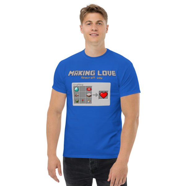 Minecraft love Unisex classic tee - Imagen 8
