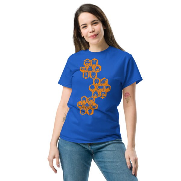 Overwatch orange icons Unisex classic tee - Imagen 8