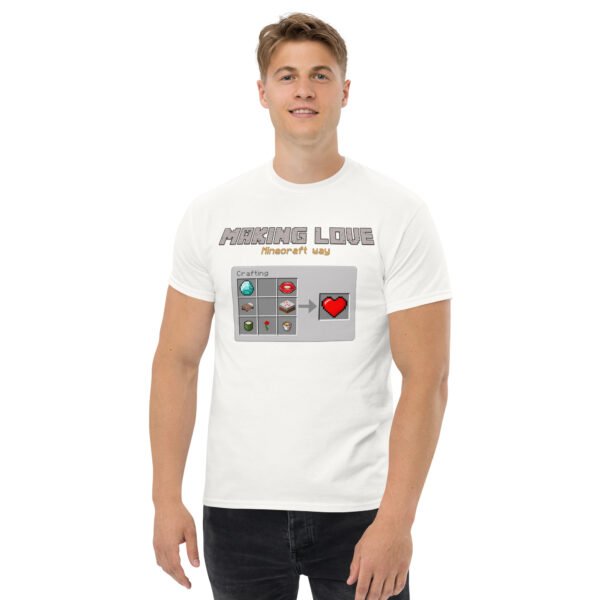Minecraft love Unisex classic tee - Imagen 16