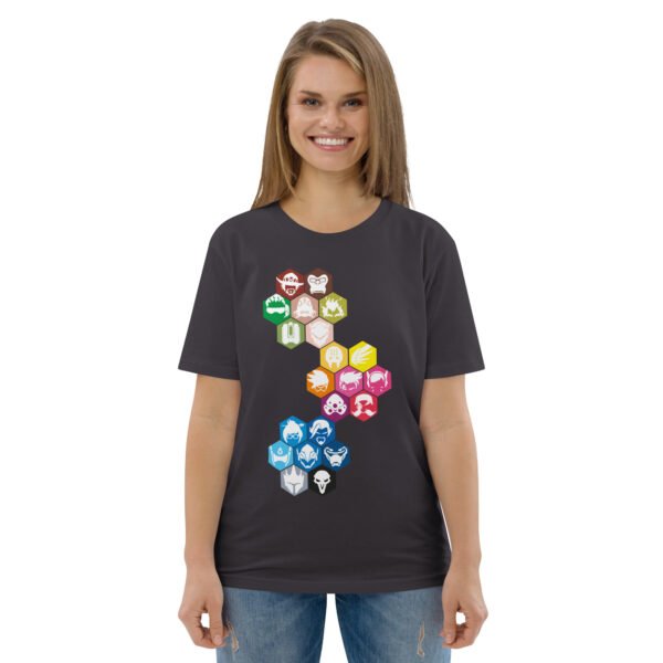 Overwatch color icon Unisex organic cotton t-shirt - Image 6