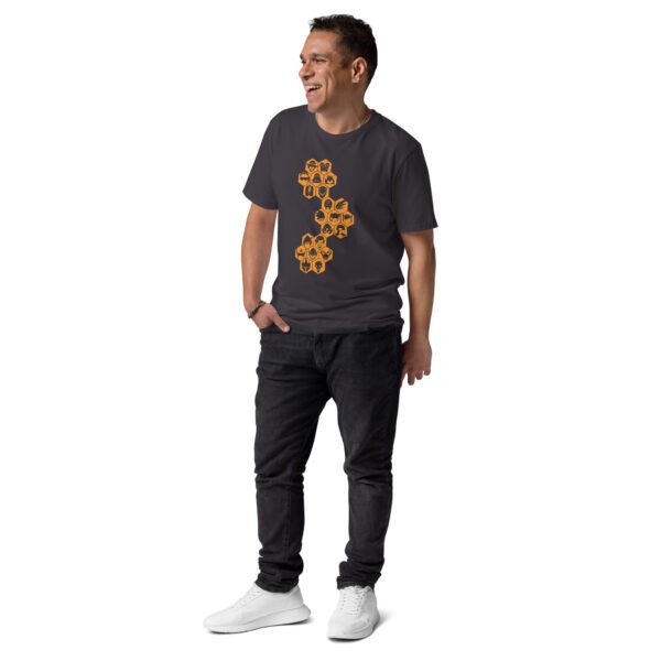 Overwatch orange icon Unisex organic cotton t-shirt - Image 6