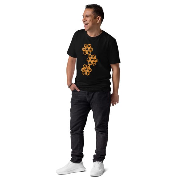 Overwatch orange icon Unisex organic cotton t-shirt - Image 2
