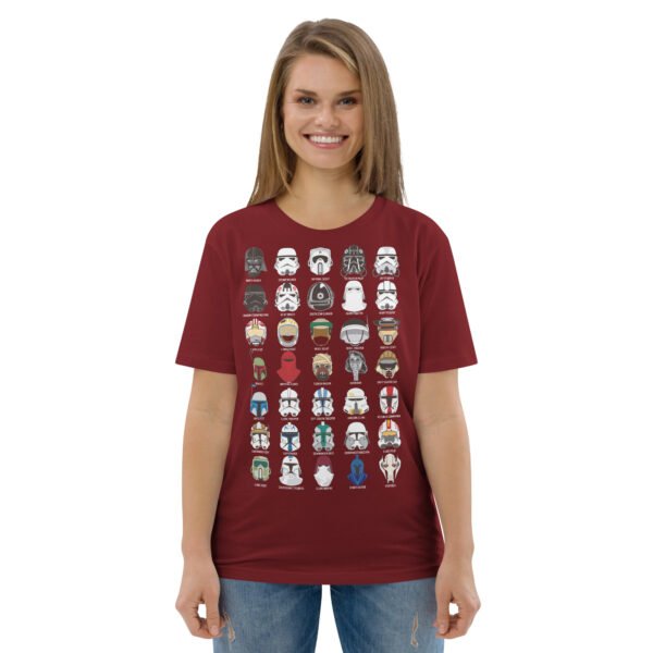 Starwars helmets Unisex organic cotton t-shirt - Image 5