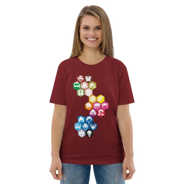 Overwatch color icon Unisex organic cotton t-shirt - Image 5