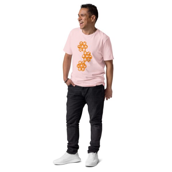 Overwatch orange icon Unisex organic cotton t-shirt - Image 10