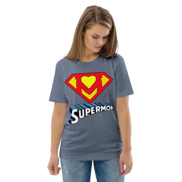 Supermom Unisex organic cotton t-shirt - Imagen 6