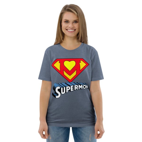 Supermom Unisex organic cotton t-shirt - Imagen 5