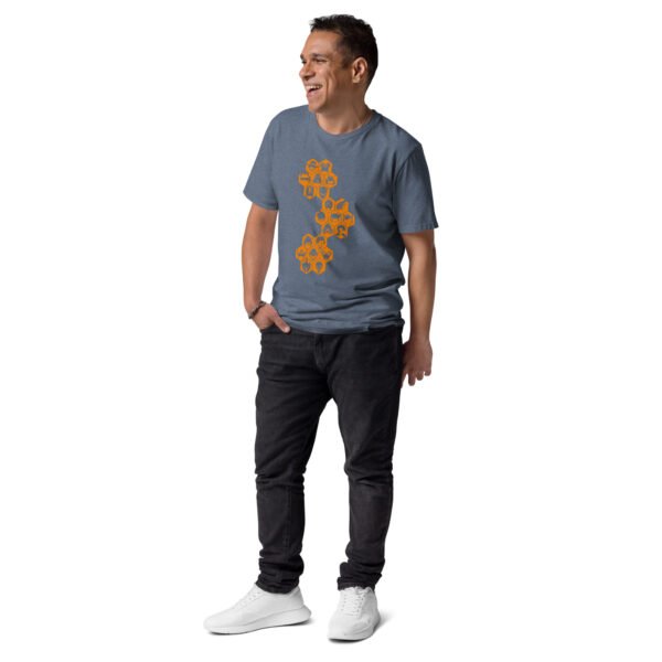 Overwatch orange icon Unisex organic cotton t-shirt - Image 9