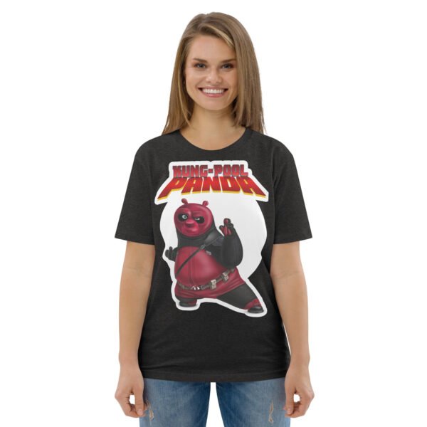 Kung-Pool Panda Unisex organic cotton t-shirt - Image 3