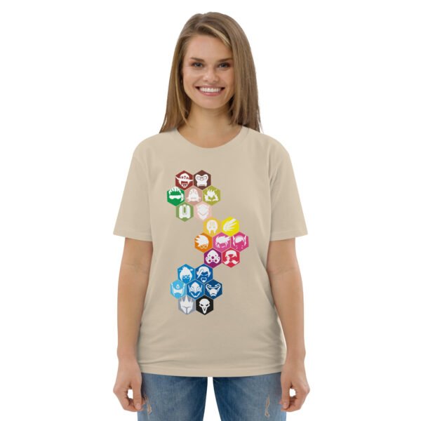Overwatch color icon Unisex organic cotton t-shirt - Image 11