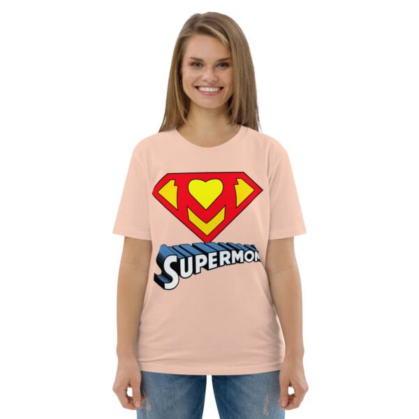 Supermom Unisex organic cotton t-shirt - Imagen 7