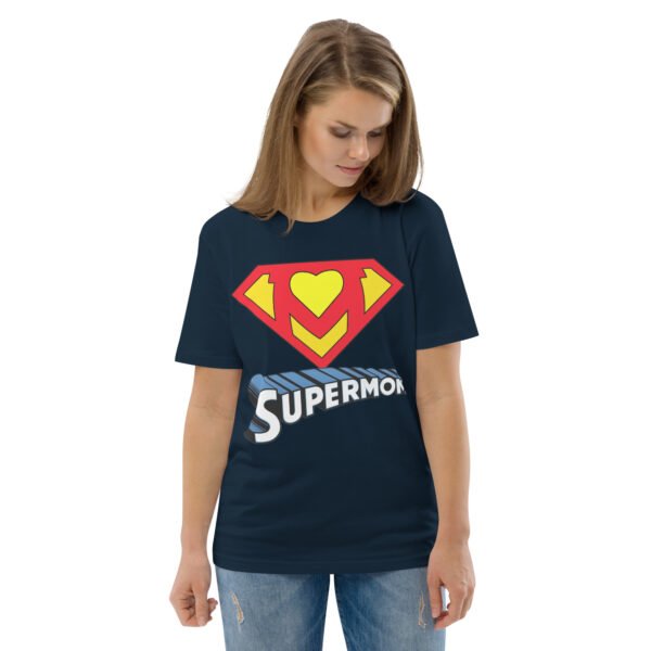 Supermom Unisex organic cotton t-shirt - Imagen 2