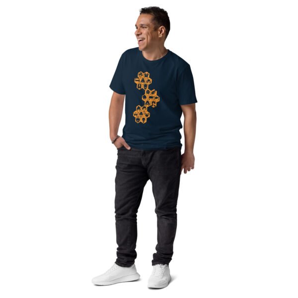 Overwatch orange icon Unisex organic cotton t-shirt - Image 3