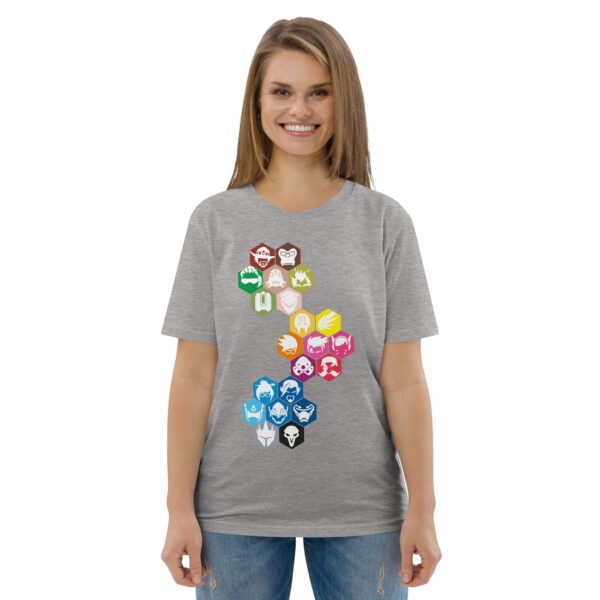 Overwatch color icon Unisex organic cotton t-shirt - Image 10