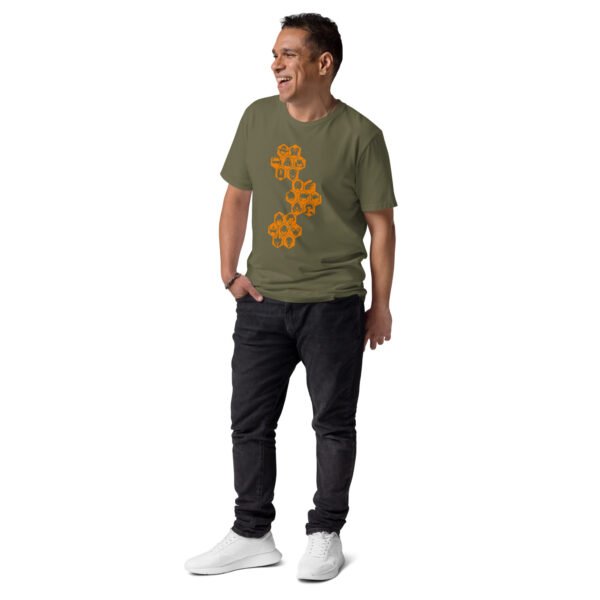 Overwatch orange icon Unisex organic cotton t-shirt - Image 8