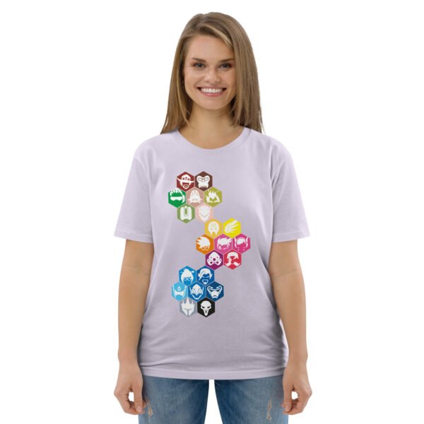 Overwatch color icon Unisex organic cotton t-shirt - Image 12