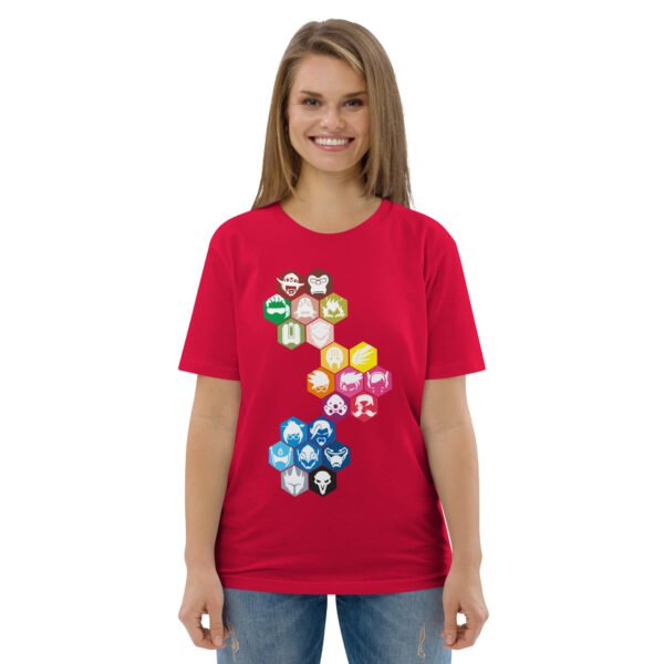 Overwatch color icon Unisex organic cotton t-shirt - Image 7