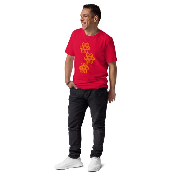 Overwatch orange icon Unisex organic cotton t-shirt - Image 7