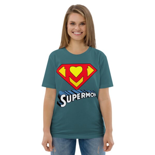 Supermom Unisex organic cotton t-shirt - Imagen 3