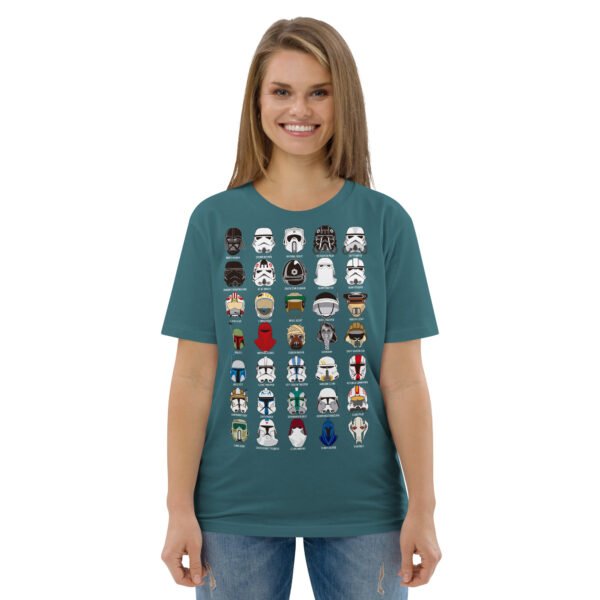 Starwars helmets Unisex organic cotton t-shirt