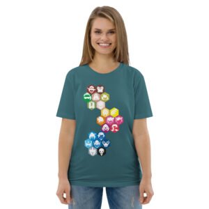 Overwatch color icon Unisex organic cotton t-shirt