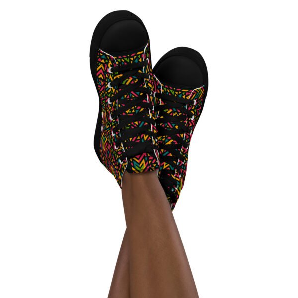Women’s high top canvas shoes - Imagen 2
