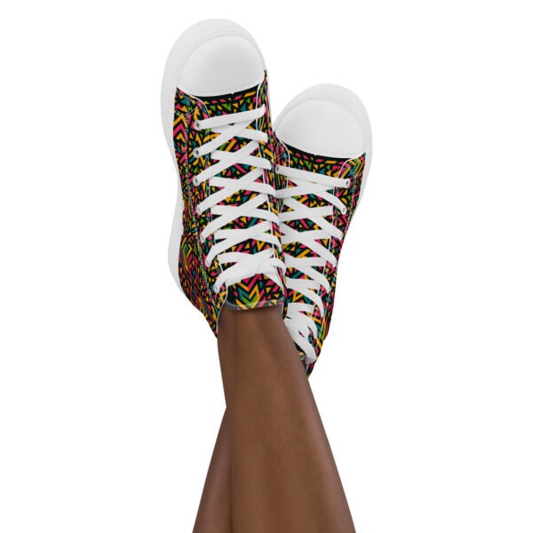 Women’s high top canvas shoes - Imagen 3
