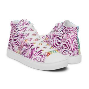 Women’s high top canvas shoes