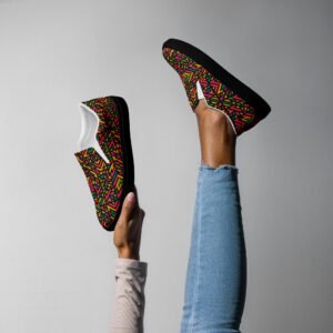Colorfun slip-on canvas shoes